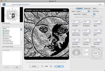 AlphaPlugins Engraver III screenshot