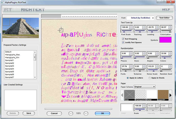 AlphaPlugins RichText screenshot