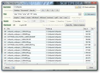 AlSys: Need File Search Portable screenshot