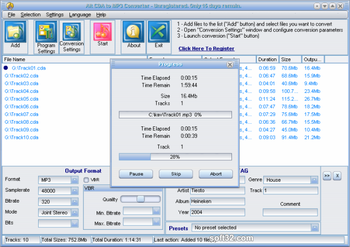 Alt cda to mp3 Converter screenshot 3