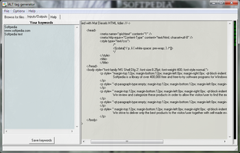 ALT tag generator screenshot