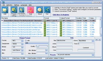Alt WAV MP3 WMA OGG Converter screenshot 2