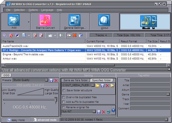 Alt WAV to OGG Converter screenshot