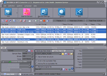 Alt WMA to MP3 Converter screenshot 2