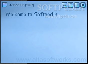 Alta Sticker Light screenshot