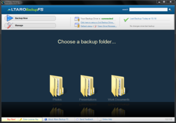 Altaro Backup FS screenshot