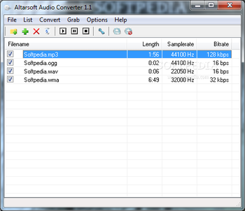 Altarsoft Audio Converter screenshot