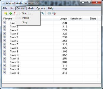 Altarsoft Audio Converter screenshot 2