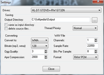 Altarsoft Audio Converter screenshot 3