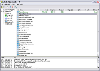AltarSoft Downloader screenshot