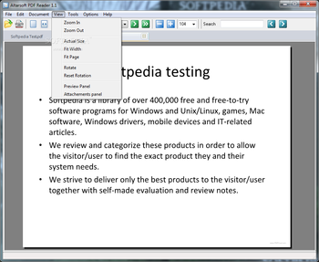 Altarsoft PDF Reader screenshot 5