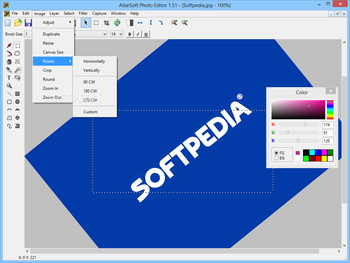 Altarsoft Photo Editor screenshot 4