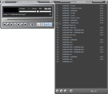 Altarsoft Player screenshot