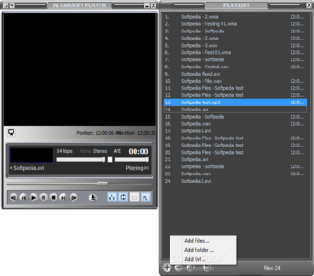 Altarsoft Player screenshot 4
