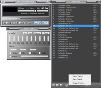 Altarsoft Player screenshot 5
