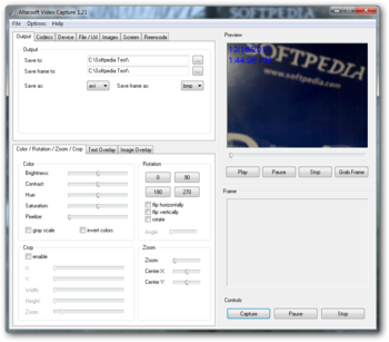 Altarsoft Video Capture screenshot