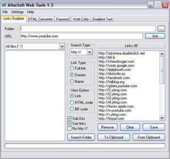 Altarsoft Web Tools screenshot 2