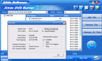 Altdo DVD Burner screenshot 4