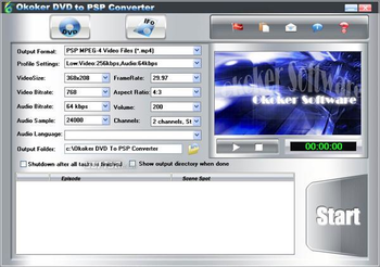 Altdo DVD to PSP Ripper screenshot 3
