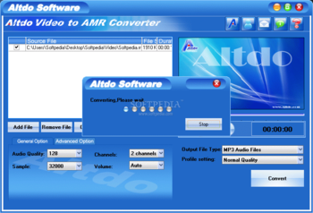 Altdo Video to AMR MP3 AAC Converter screenshot 2