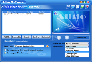 Altdo Video to MP4 Converter screenshot 3