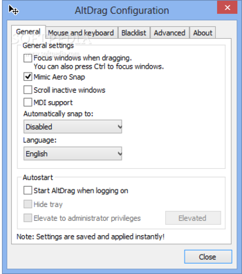 AltDrag screenshot 2