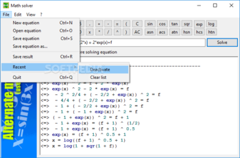 Alternate Math Solver screenshot 2