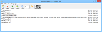 Alternate Memo screenshot