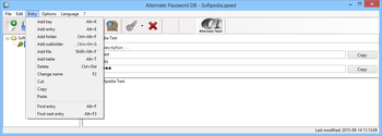 Alternate Password DB screenshot 4