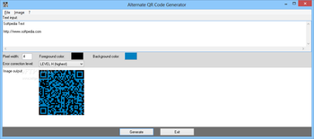 Alternate QR Code Generator screenshot