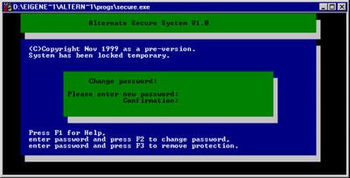 Alternate Secure System screenshot