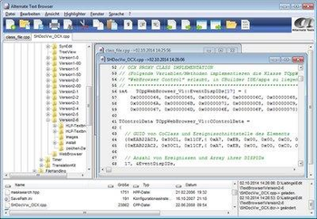 Alternate Textbrowser screenshot