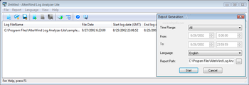 AlterWind Log Analyzer Lite screenshot 2