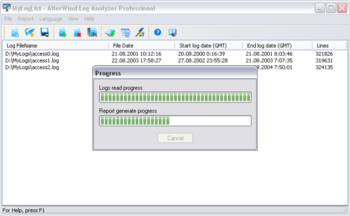 AlterWind Log Analyzer Professional screenshot