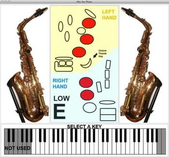 Alto Sax Player screenshot