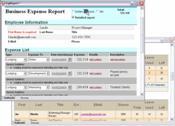 Altova Authentic Enterprise Edition screenshot