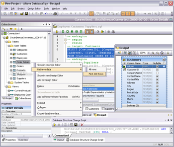 Altova DatabaseSpy screenshot 2