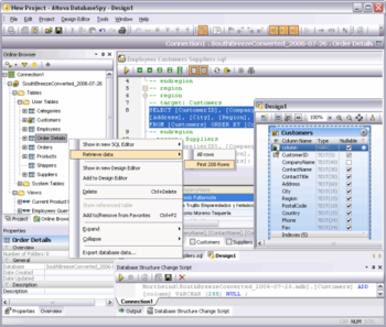 Altova DatabaseSpy Enterprise Edition screenshot