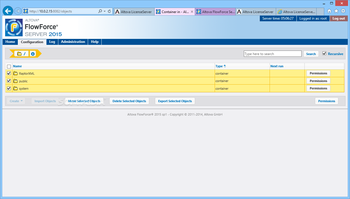 Altova FlowForce Server screenshot 3