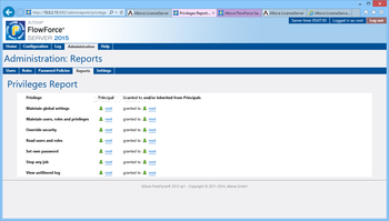 Altova FlowForce Server screenshot 7