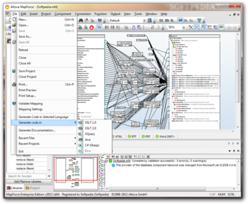 Altova MapForce Enterprise Edition screenshot 2