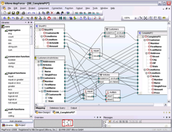 Altova MapForce Professional Edition screenshot