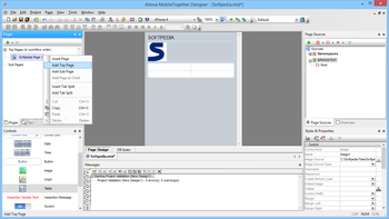 Altova MobileTogether Designer screenshot