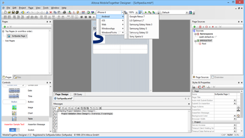 Altova MobileTogether Designer screenshot 2