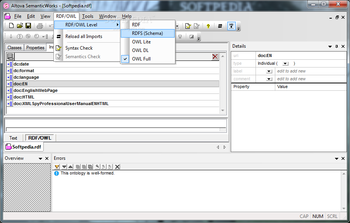 Altova SemanticWorks screenshot 4