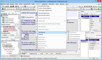 Altova StyleVision Enterprise Edition screenshot 10