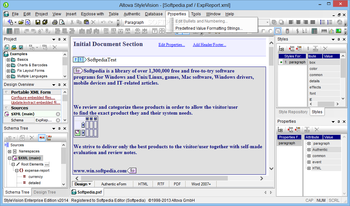 Altova StyleVision Enterprise Edition screenshot 12