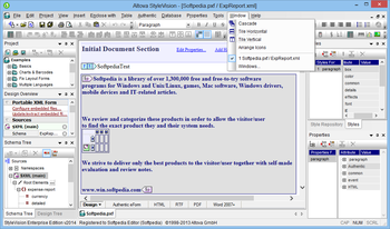 Altova StyleVision Enterprise Edition screenshot 14