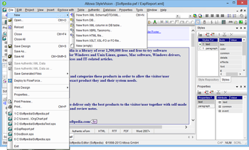 Altova StyleVision Enterprise Edition screenshot 3