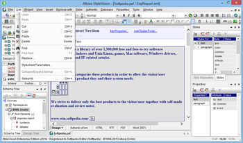 Altova StyleVision Enterprise Edition screenshot 4